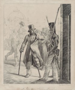 Der Schweizer Wachposten im Louvre von Theodore Gericault