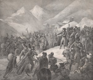 Durchgang durch den Mont Saint-Bernard, 1822 von Theodore Gericault