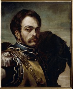 Porträt eines Carabinieri-Offiziers von Theodore Gericault
