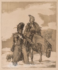 Rückkehr aus Russland, ca. 1818 von Theodore Gericault