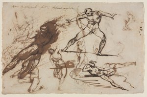 Blatt mit Skizzen (recto) Blatt mit Skizzen (verso)