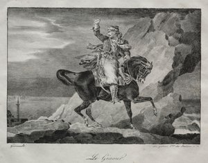 Der Giaour, 1820 von Theodore Gericault