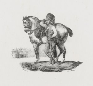 Trompeter der Husaren von Theodore Gericault