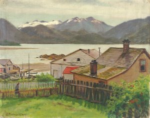 Im alten Viertel, Sitka, 1900 von Theodore J. Richardson