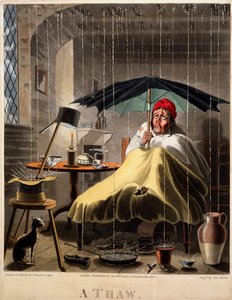 Ein Tauwetter, Druck von George Hunt, 1827 von Theodore Lane