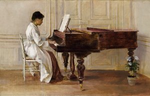 Am Klavier von Theodore Robinson