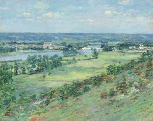 Das Tal der Seine, von den Hügeln von Giverny