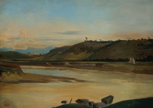 Landschaft mit Fluss