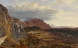 Ansicht von Saleve, in der Nähe von Genf, 1834 von Theodore Rousseau