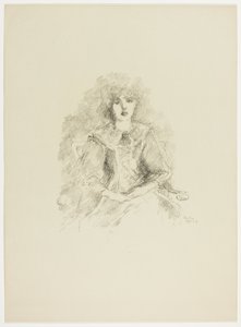 Eine Studie bei Lampenlicht von Theodore Roussel