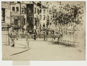 Die Ecke von Cheyne Walk, Chelsea