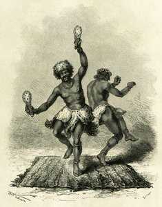 Der Prophetentanz, besonders für den Masoupias-Stamm, dauert den ganzen Tag, begleitet von Trommeln, Liedern und Händeklatschen, die beiden Tänzer führen ihren Tanz bis zur völligen Erschöpfung auf, und wenn sie bewusstlos fallen, hinterlassen sie die schi