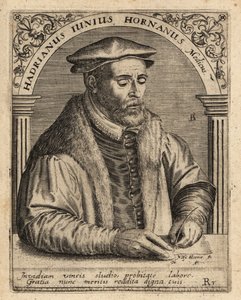Adriaen de Jonghe, niederländischer Arzt von Theodore de Bry