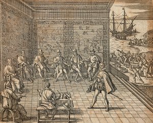 Francesco Pizarro bereitet sich auf seine Expedition nach Südamerika vor