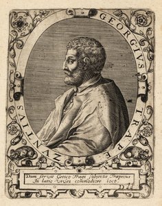 Georg von Trebizond, griechischer Philosoph von Theodore de Bry