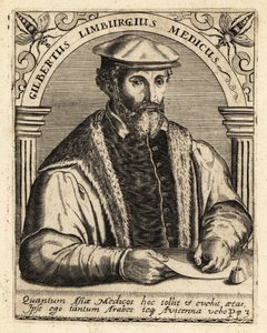 Gilbert Fusch von Limburg, niederländischer Arzt, 1504-1567 von Theodore de Bry