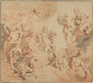 Antwerpen gesegnet mit Überfluss von Theodore van Thulden