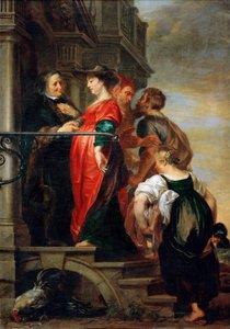 Die Heimsuchung der Jungfrau Maria von Theodore van Thulden