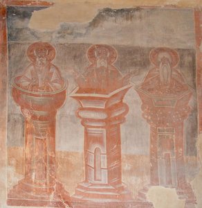 Heilige Simeon Stylites der Ältere, Simeon Stylites der Jüngere und Alypius der Stylit, 1378