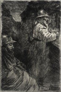 In der Kaserne von Théophile Alexandre Steinlen