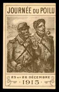 Postkarte, Satirisch in Schwarz-Weiß. von Théophile Alexandre Steinlen