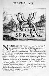 Prophezeiungsfigur XII aus Prognosticatio Eximii Doctoris Paracelsi, 1536