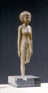 Statuette einer nackten Frau von Third Intermediate Period Egyptian