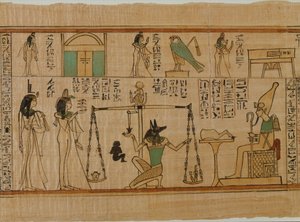 Der Sänger des Amun Nanys Begräbnispapyrus, ca. 1050 v. Chr.