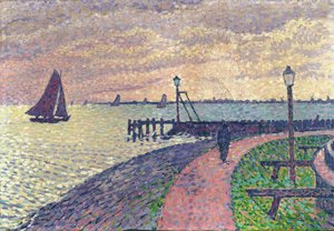 Eingang zum Hafen von Volendam