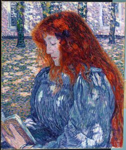 Frau beim Lesen, 1899