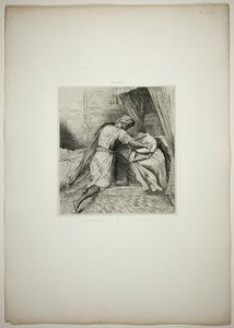 Er erstickt sie, Tafel dreizehn aus Othello