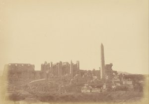 Übersicht des Palastes von Karnak von Théodule Devéria