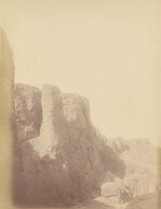 Teil einer antiken Ziegelmauer von Théodule Devéria