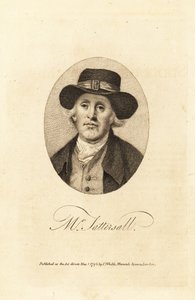 Porträt von Richard Tattersall (1724-1795), Gründer der Rennpferdauktionatoren Tattersalls am Hyde Park Corner, London von Thomas (after) Beach