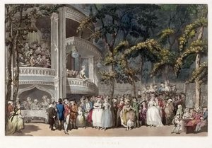 Vauxhall Gardens, London im 18. Jahrhundert