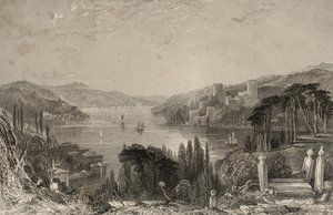 Boumeli Hissar, oder die Burg Europas von Thomas Allom