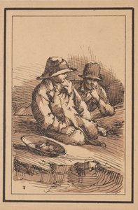 Ländliche Figuren: Zwei Jungen, 1801