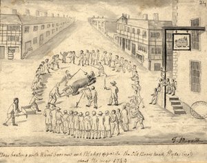 Bärenhetze, Manchester, 1819