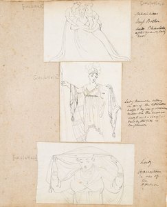 Nelsons Nichten - Miss Bolton und Charlotte Nelson, später Lady Hood von Thomas Baxter
