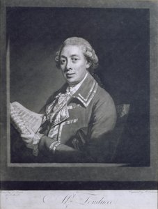 Porträt von Giusto Ferdinando Tenducci (c.1735-90), italienischer Kastrat, graviert von William Dickinson, 1782 von Thomas Beach