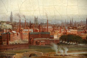Ansicht von Leeds von Thomas Burras
