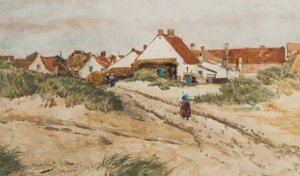 Nahe dem Sonnenuntergang, Katwijk, Holland, 1894 von Thomas Bush Hardy