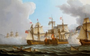 Die Schlacht von Kap St. Vincent von Thomas Buttersworth