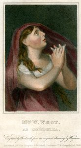 Mrs. W. West als Cordelia, 1820 von Thomas Charles Wageman