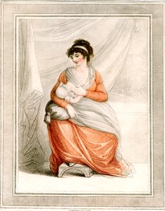 Frau beim Stillen, ca. 1780-1820