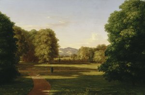 Gärten des Herrenhauses Van Rensselaer von Thomas Cole