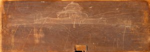 Skizze für das Design des Ohio State Capitol von Thomas Cole