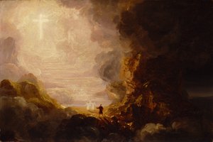 Der Pilger des Kreuzes am Ende seiner Reise, Studie für die Serie Das Kreuz und die Welt