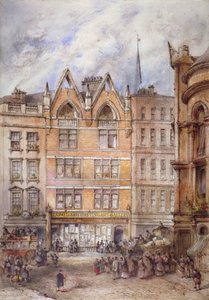 Gracechurch Street, City of London von Thomas Colman Dibdin