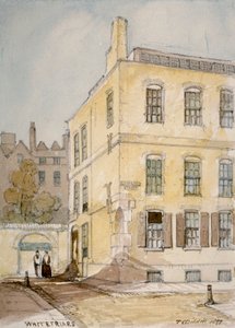 Ansicht von Whitefriars, Ecke Lombard Street, City of London, 1851 von Thomas Colman Dibdin